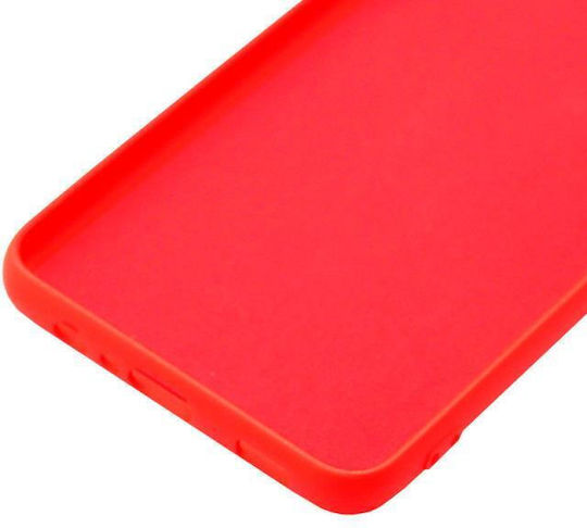 iNOS Liquid Back Cover Σιλικόνης Κόκκινο (Galaxy A12)