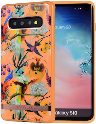 So Seven Back Cover Pucket Orange Parrot (Galaxy S10)