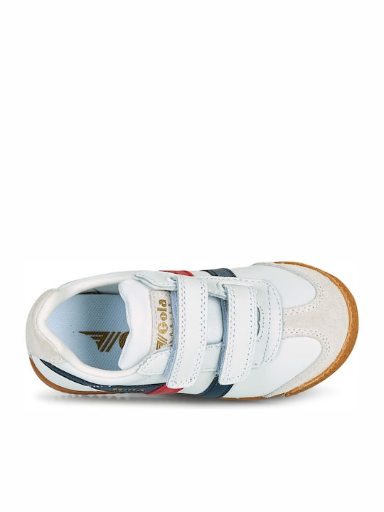 Kids Sneakers with Scratch White