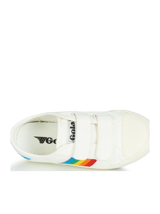 Kids Sneakers with Scratch White
