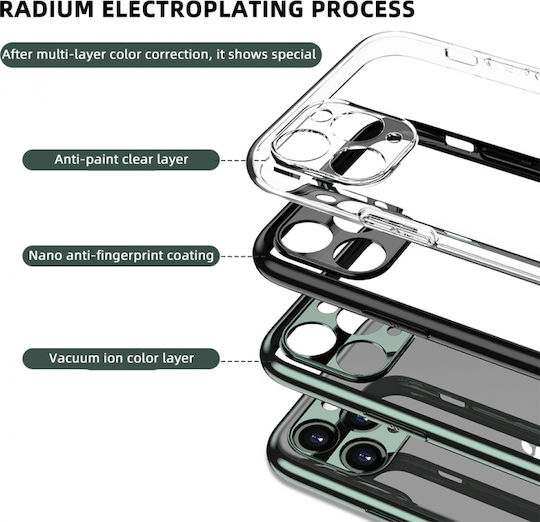 Naxius Plating Back Cover Σιλικόνης Deep Green (Xiaomi Mi 11 Lite / 11 Lite 5G / 11 Lite 5G NE)