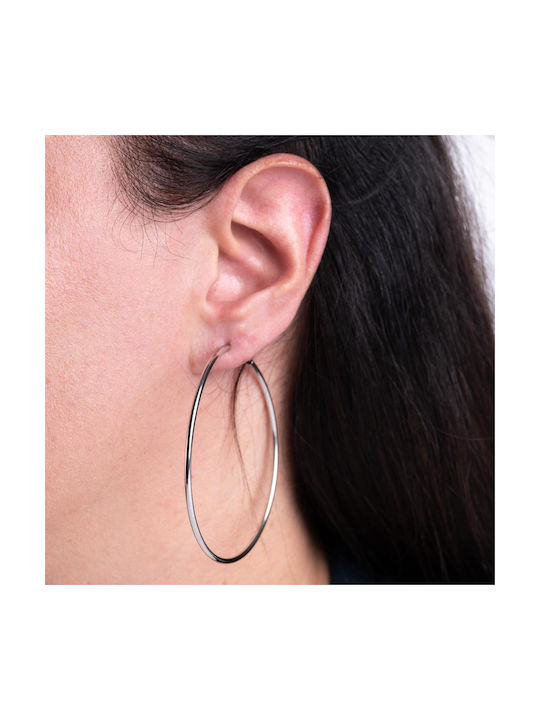 Earrings Hoops made of Silver