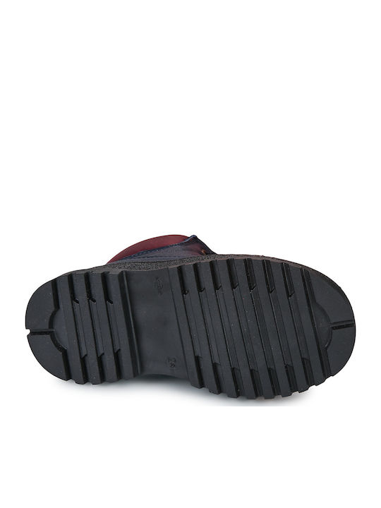Kids Boots with Zipper Navy Blue