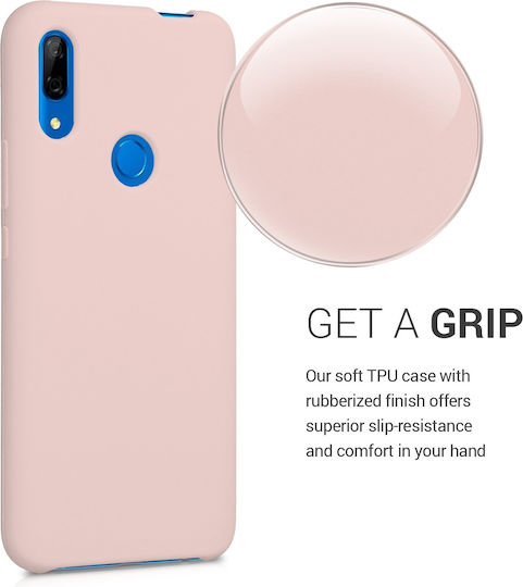 KWmobile Soft Flexible Rubber Umschlag Rückseite Silikon Rosa (Huawei P Smart Z)