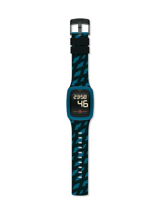 Swatch Rubber Strap Blue 28mm