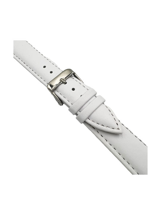 Tzevelion Leather Strap White 16mm