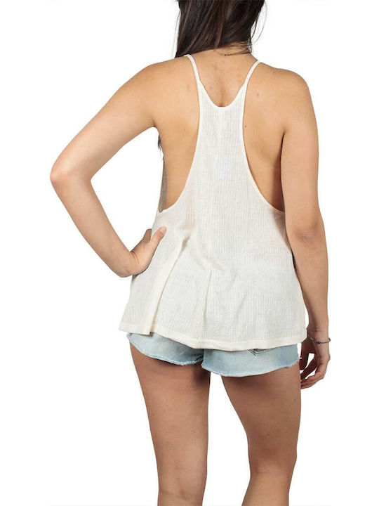Women's Athletic Blouse with Straps with V Neckline Perle.