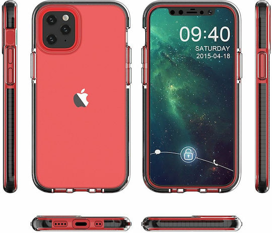 Hurtel Spring Back Cover Σιλικόνης 1mm Μπλε (iPhone 12 mini)