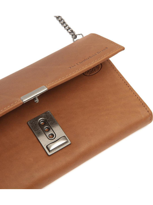 Brand Leather Men's Wallet Classic Tabac Brown