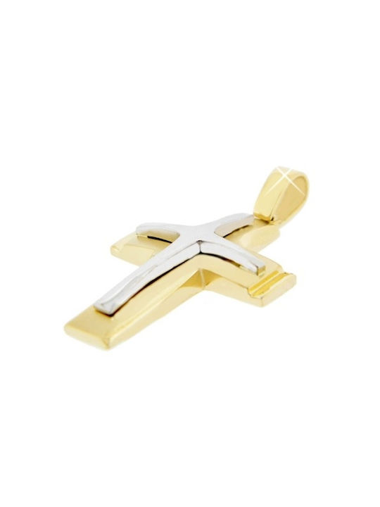 Xrisokosmima Herren Gold Kreuz 9K