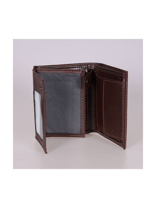 Katsenis Men's Coin Wallet Brown