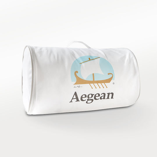 Aigaion Schutzauflage Doppel mit Rock Weiß 150x200+35cm