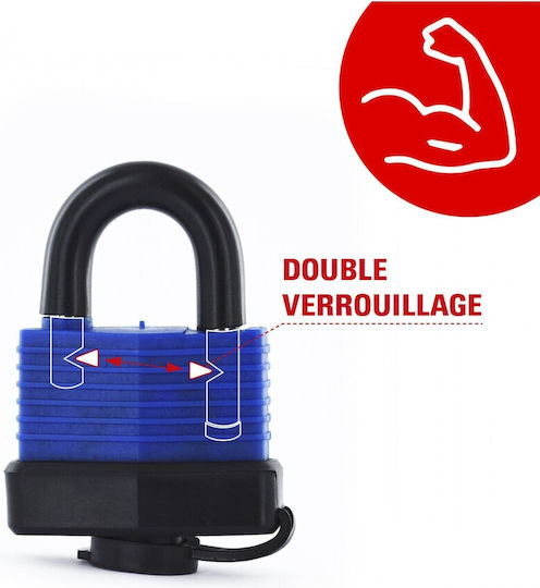 Thirard Steel Padlock Brass with Key 40mm 1pcs