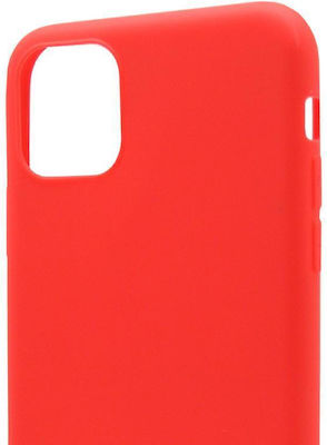 iNOS Soft TPU Silicone Back Cover Red (iPhone 11 Pro Max)