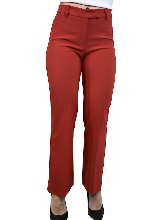 Nema Resort Wear Damen Stoff Hose Rot