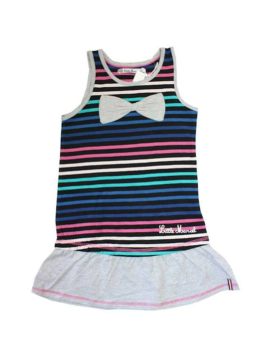 Little Marcel Kids Dress Striped Sleeveless Multicolour