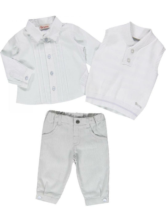 Brums Kids Set with Pants Winter 2pcs Gray