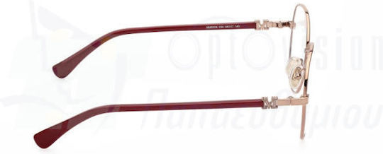 Max Mara Дамски Метален Рамка за Очила Златист MM 5034 034