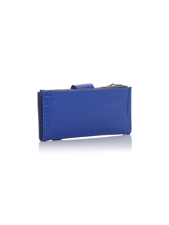 David Polo Large Women's Wallet Cards Blue