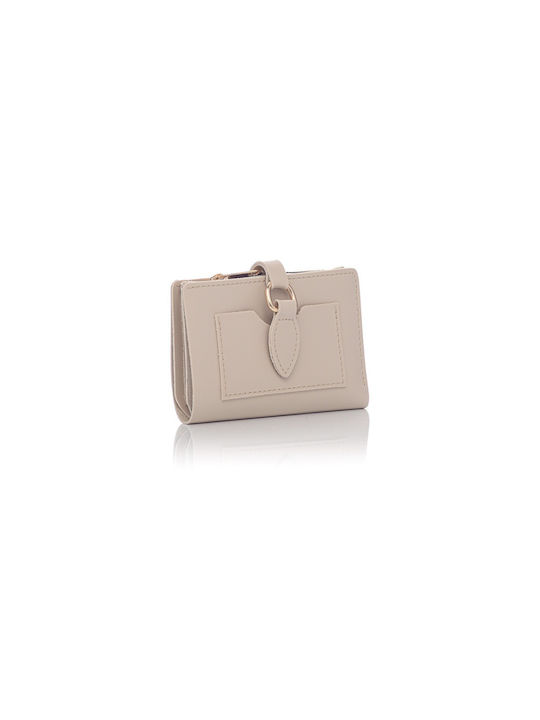 David Polo Small Women's Wallet Cards Beige