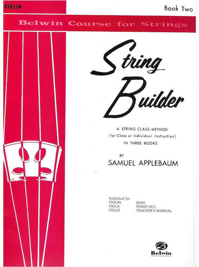 Alfred Music Publishing Belwin Course For Strings - String Builder - Book Two Lernmethode für Geige