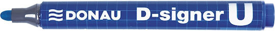Donau Rotund Pachete Marker Permanent 4mm Albastru