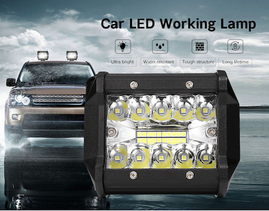 Lamp Quadratischer Autoscheinwerfer LED 12V 60W 9,2cm 1 Stück