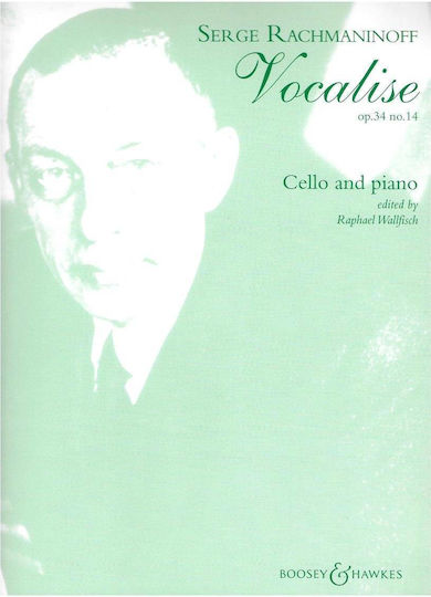 Boosey & Hawkes Rachmaninoff Vocalise Op 34 No 14 Παρτιτούρα για Τσέλο