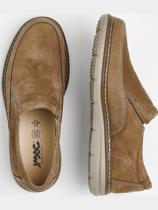 Δερμάτινα Ανδρικά Loafers σε Καφέ Χρώμα