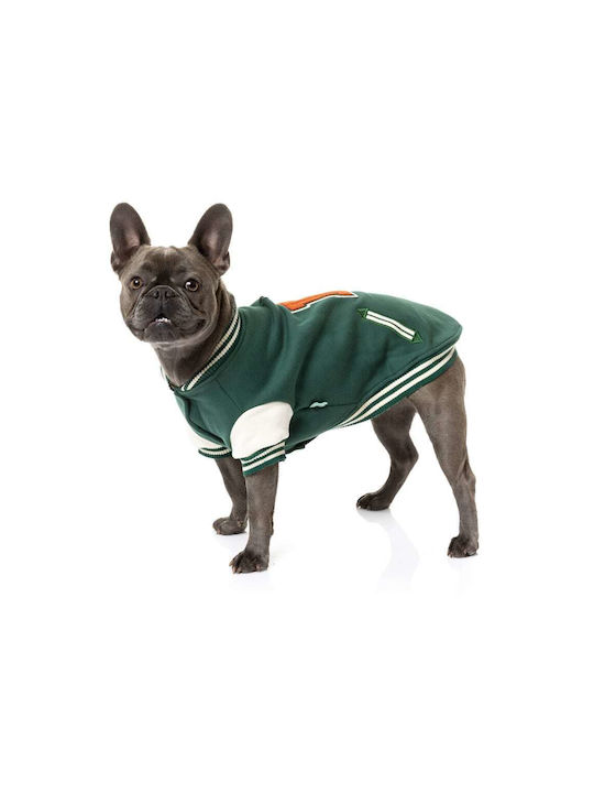 Fuzzyard Gray Dog Coat Small with 26cm Back Length