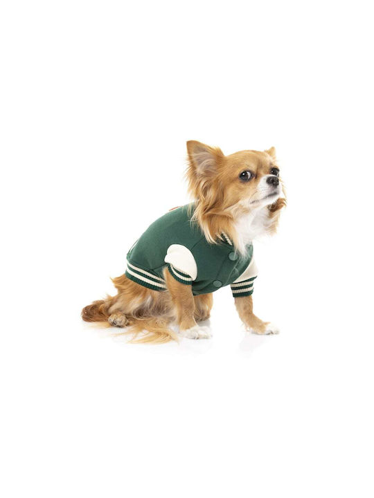Fuzzyard Green Dog Coat Large with 70cm Back Length