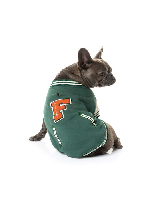 Fuzzyard Green Dog Coat Large with 70cm Back Length