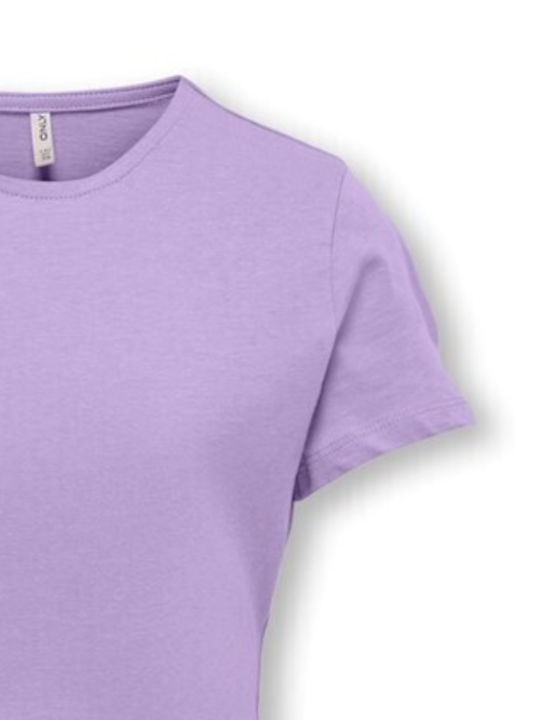 Kids Only Kids Dress Short Sleeve Lilac