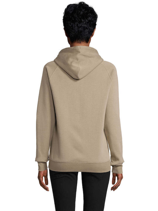 Teesney Men's Sweatshirt with Hood and Pockets Khaki