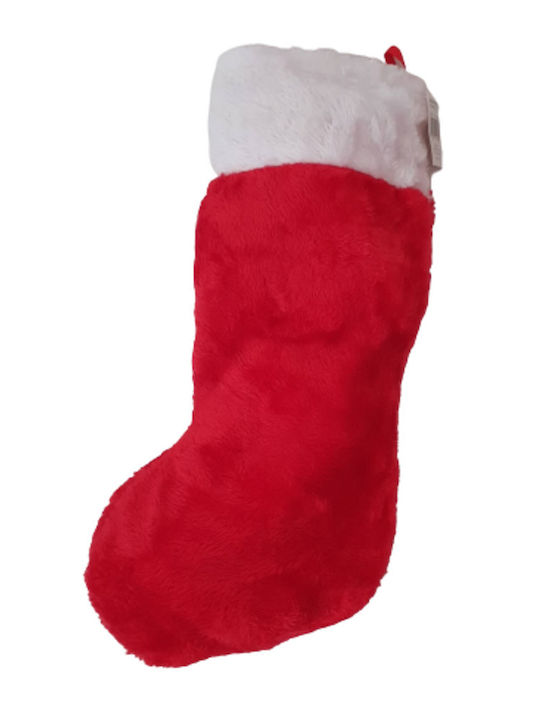 Christmas Decorative Fabric Red Socks L18xW18xH42cm