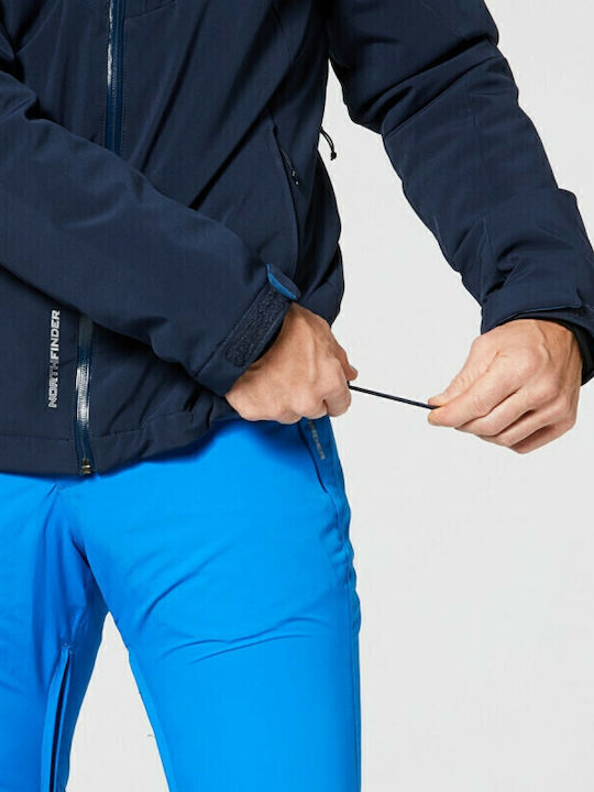 Geci Bărbați Softshell Waterproof și cu protecție împotriva vântului Navy Albastru