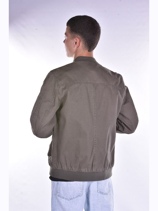 Raiden Herren Winter Jacke Lässig Khaki