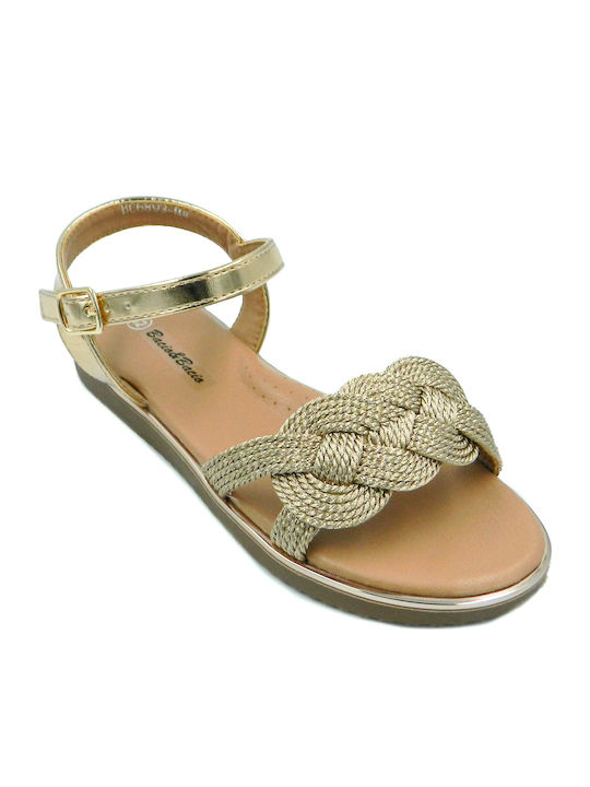 Kinder Sandalen Anatomisch Gold