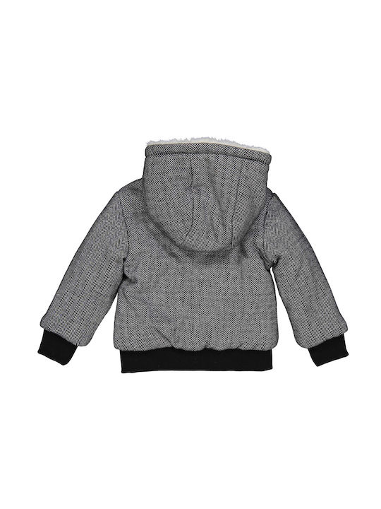 Birba Trybeyond Kinderjacke Kurz mit Kapuze Gray