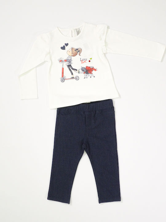Kinder Leggings Lang Marineblau