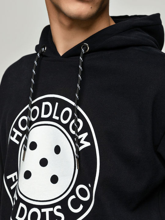 HoodLoom Men's Sweatshirt with Hood and Pockets Black