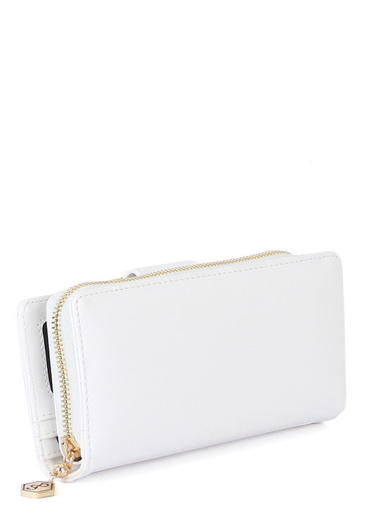 Large Women's Wallet Classic Silver