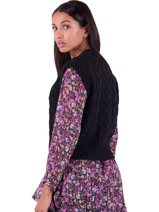Winter Women's Sleeveless Black Tunic