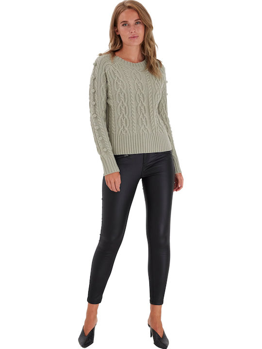 Women's Fabric Trousers Black