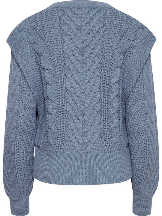 Women's Long Sleeve Sweater Blue