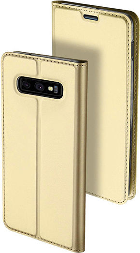 Dux Ducis Skin Pro Book Synthetic Leather 0.3mm Gold (Galaxy S10e)