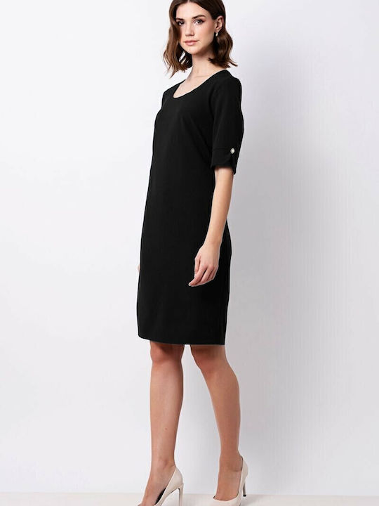 Rochie De Vară Pentru Femei Midi Cu Deschizătură Neagră