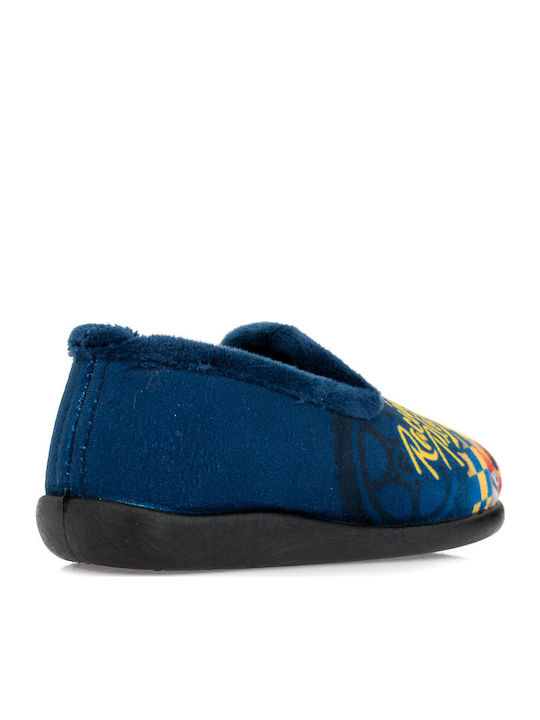 Kinderhausschuhe Marineblau