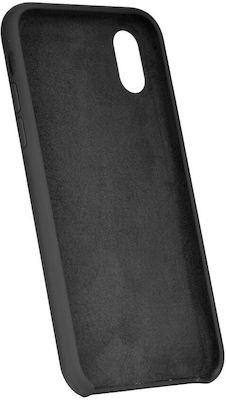 Powertech Silicone Back Cover Black (Galaxy J6+)