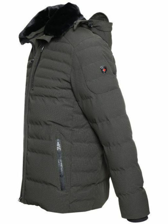 Wellensteyn Herren Winter Jacke Puffer Khaki